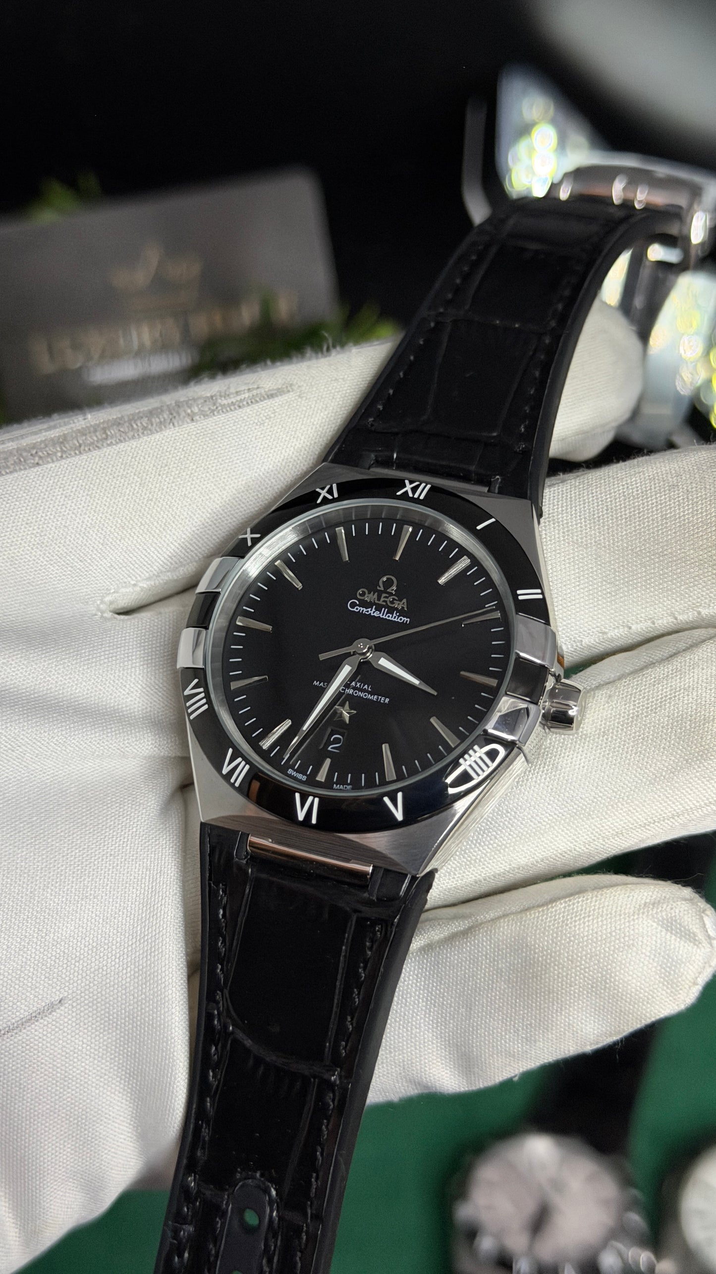 Silver with Black Dial (M NO:136)