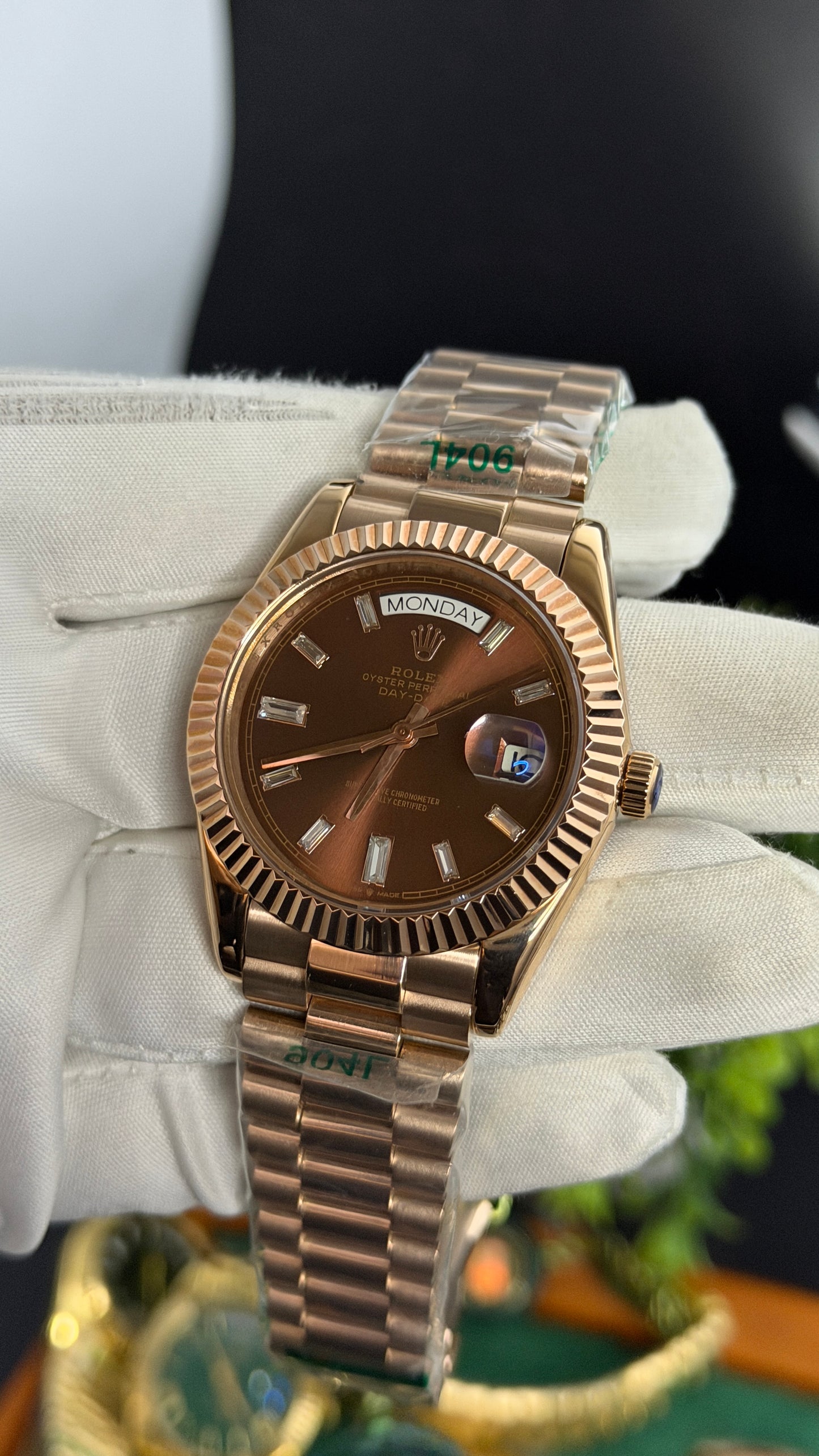 Rose Gold with Chocolate Dial