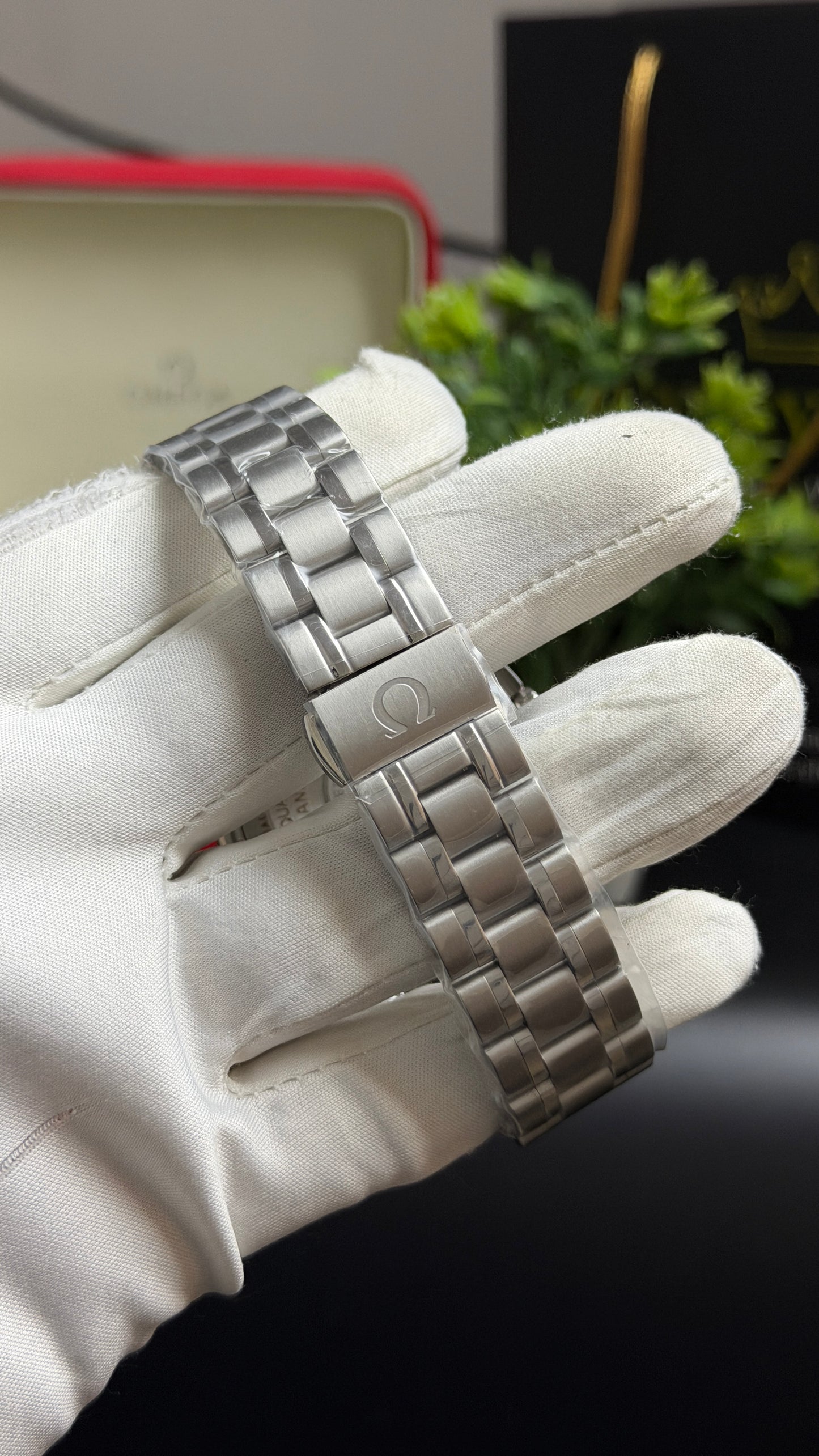 Silver with Black Dial.
