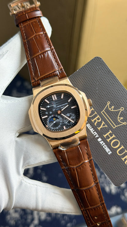 Rose Gold with Grey Dial.