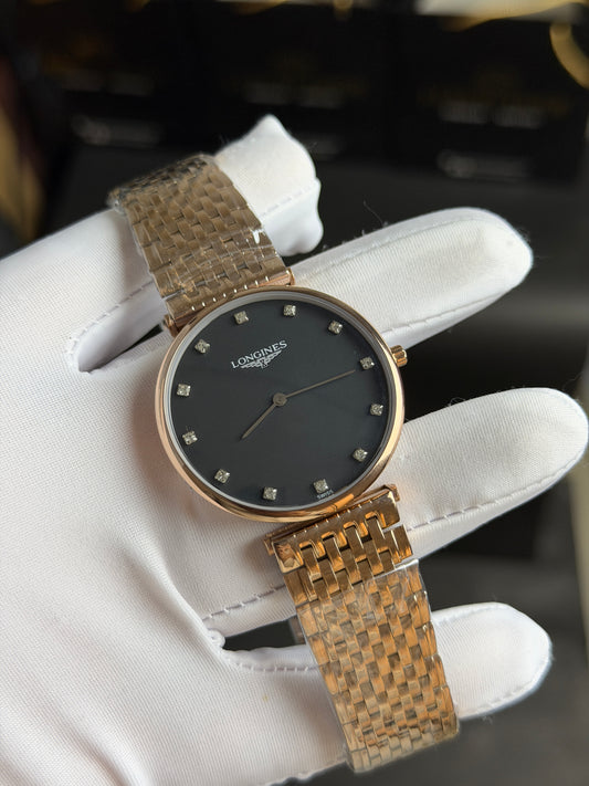Rose Gold with Grey Dial.
