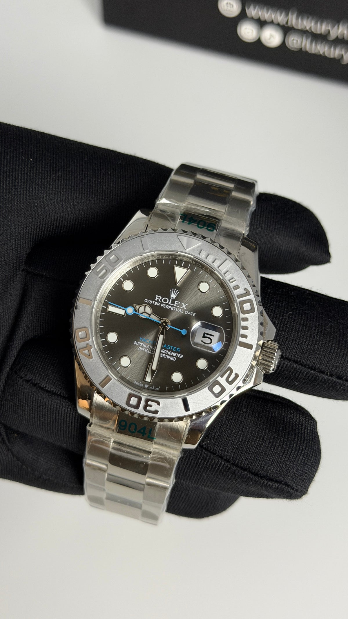 Silver with Grey Dial.