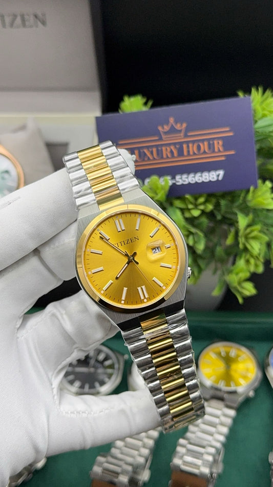 Yellow gold two tone