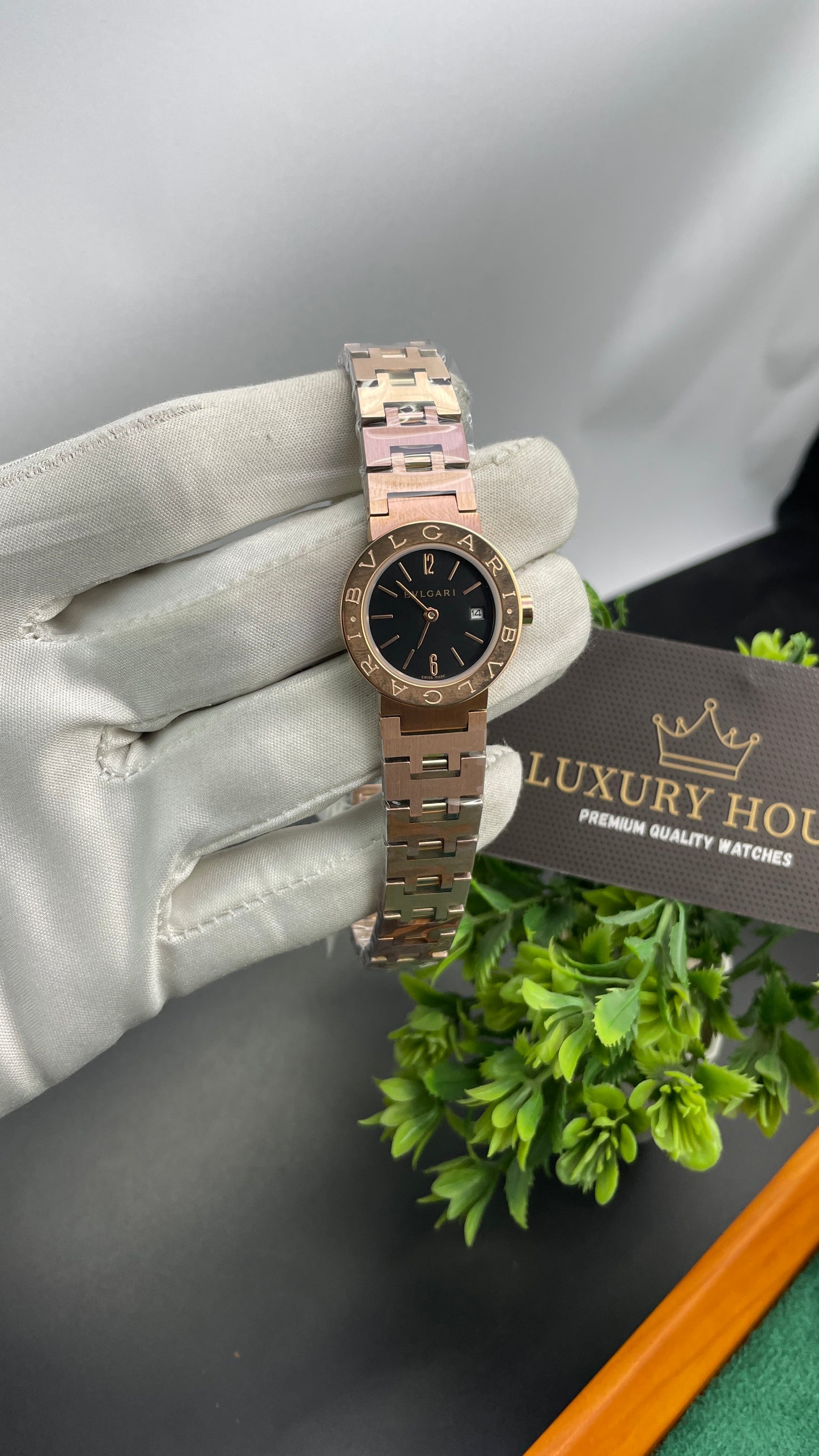 Rose Gold with Black Dial🔥
