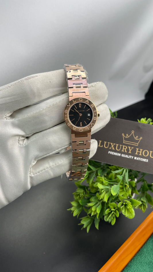 Rose Gold with Black Dial🔥