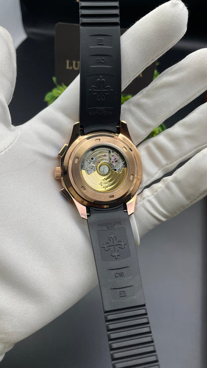 Rose Gold with Grey Dial
