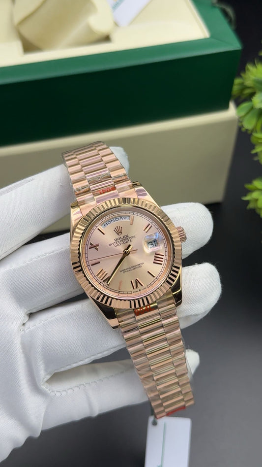 Rose Gold with Rose dial