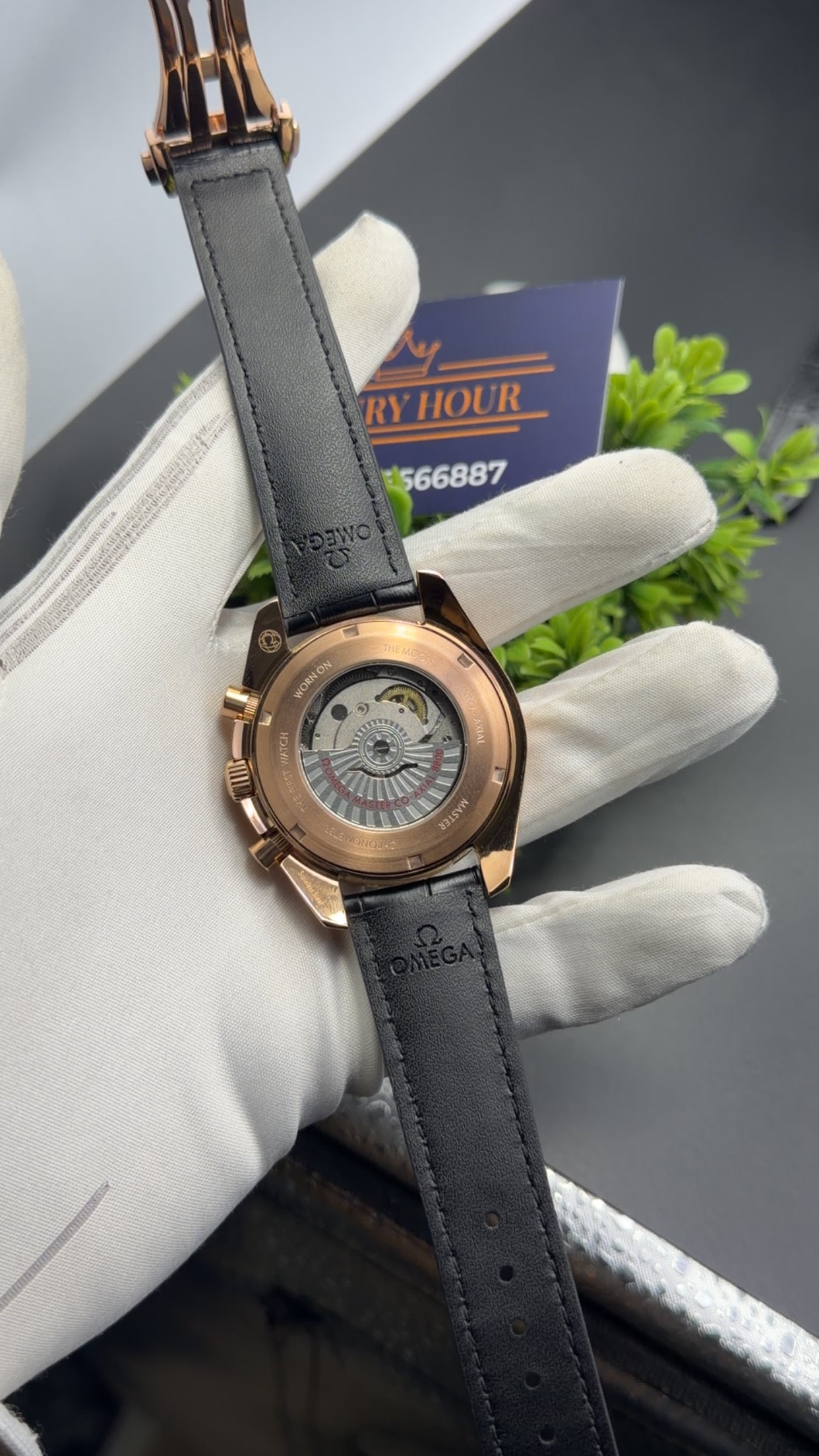 Rose Gold with black dial 🔥