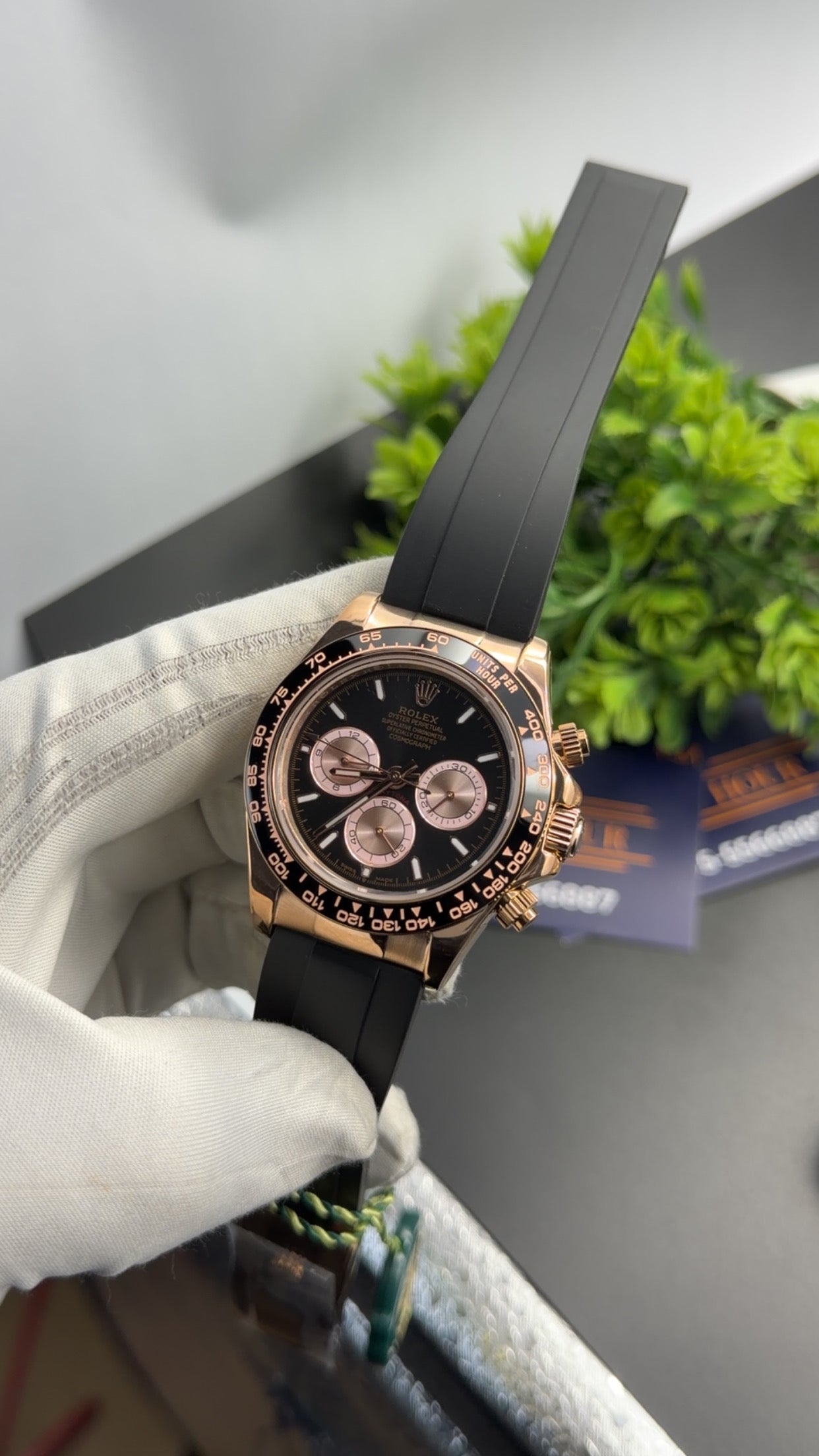 Rose Gold with black dial🔥