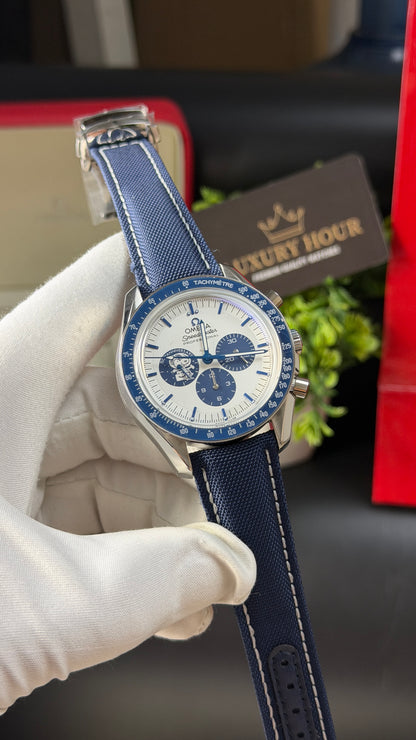 Silver with White Dial.