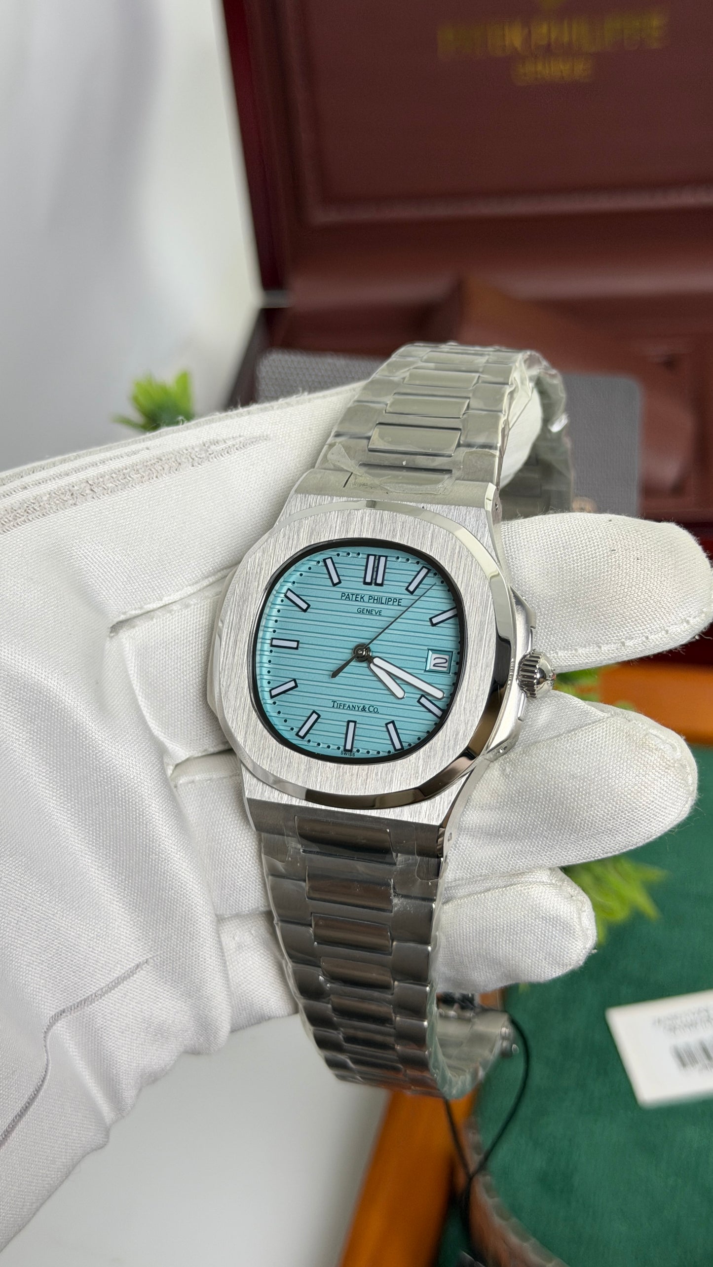 Silver with Tiffany Dial.