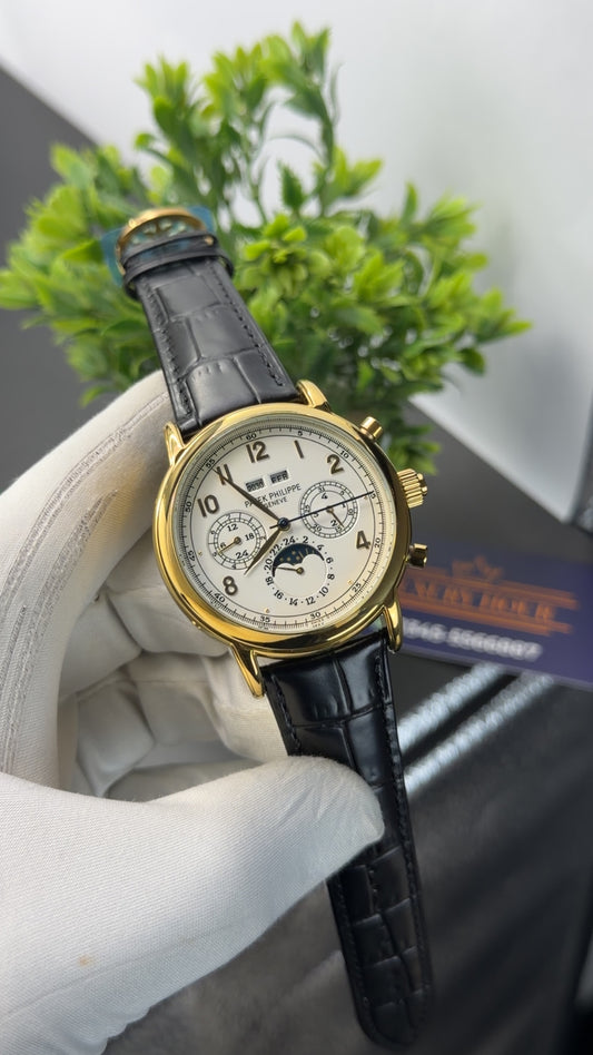 Golden with white dial 🔥