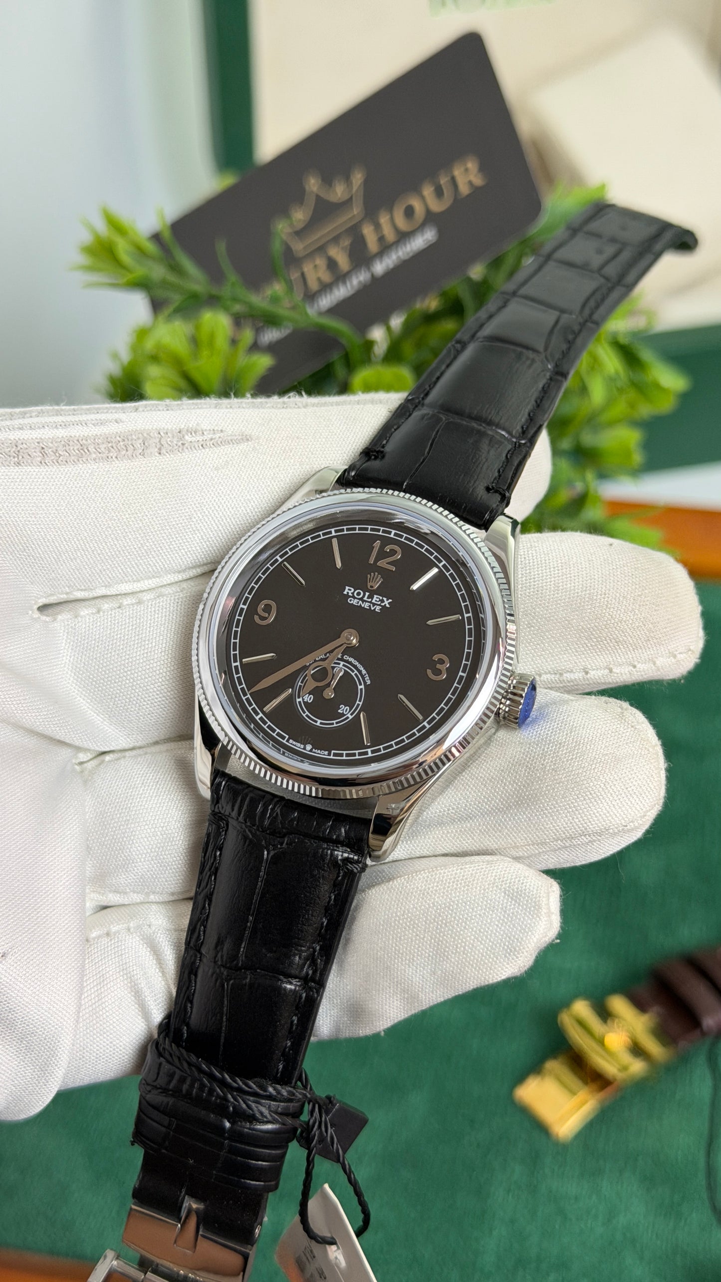 Silver with Black Dial🔥