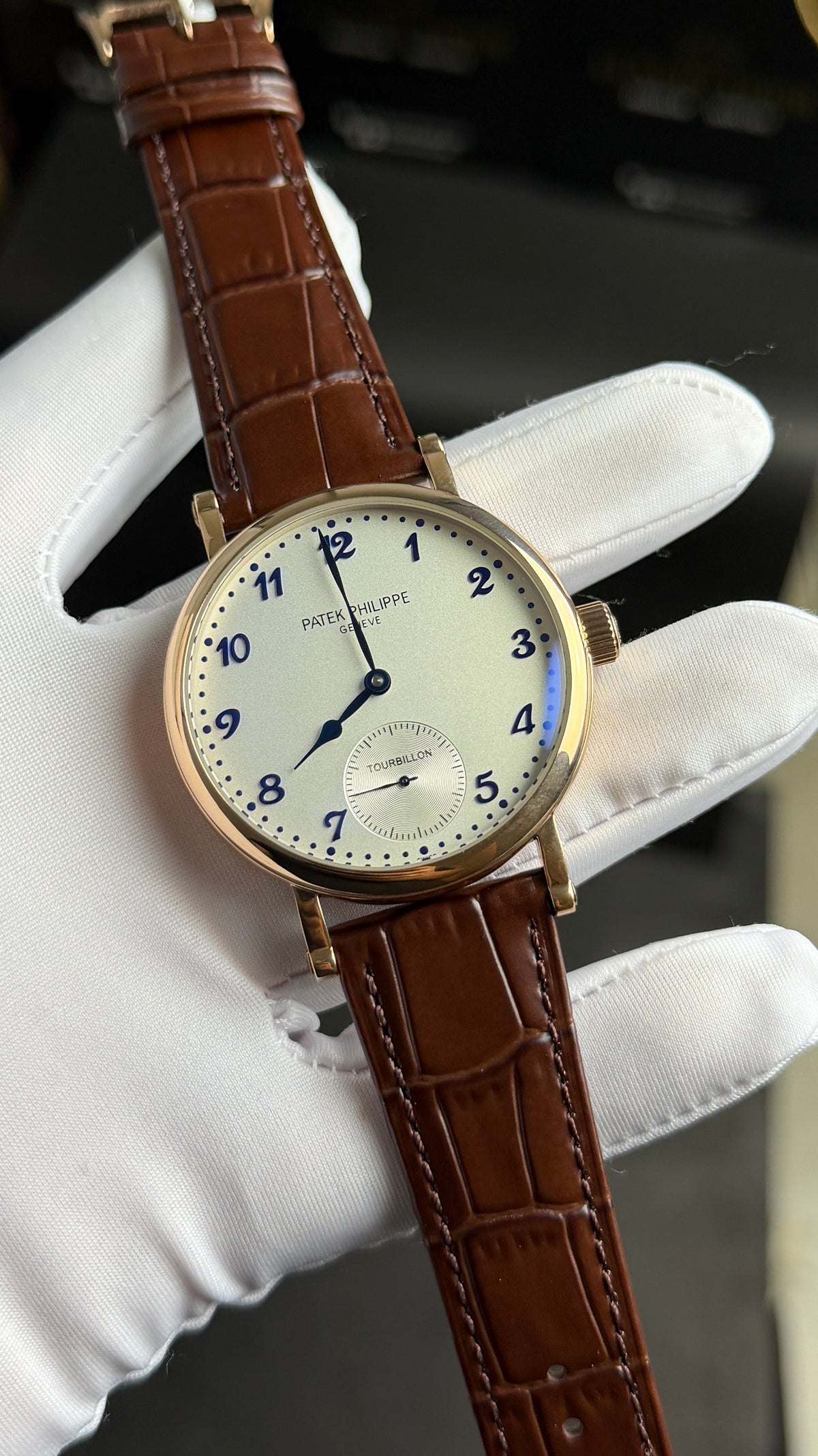 Rose Gold with White Dial.