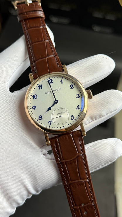 Rose Gold with White Dial.