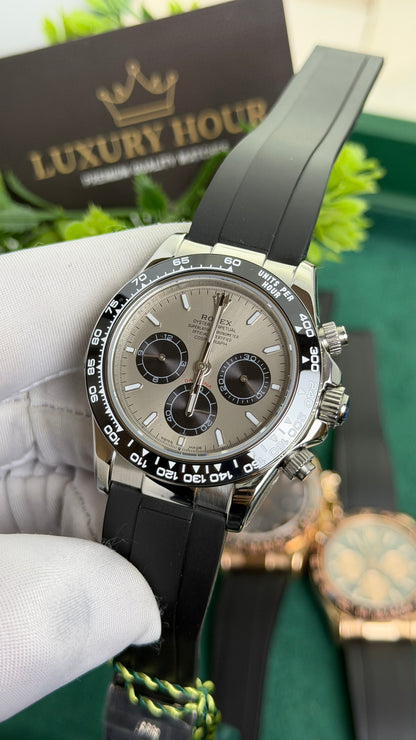 Silver with Grey Dial.