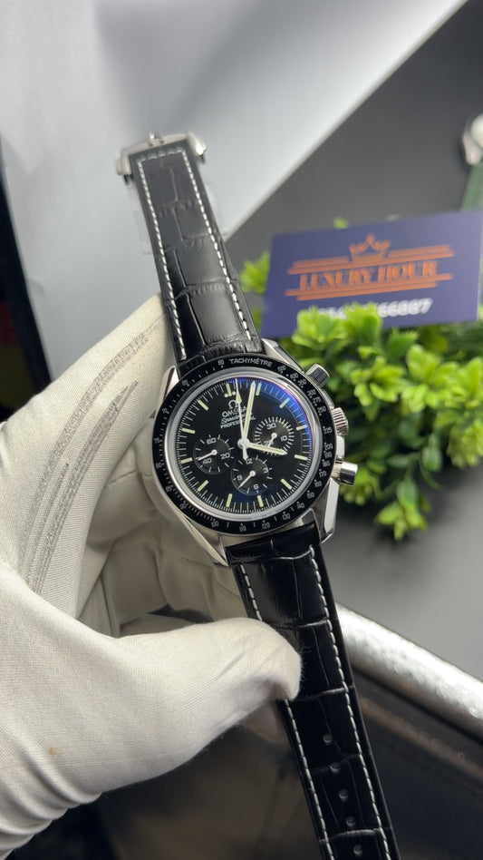 Silver with black dial🔥