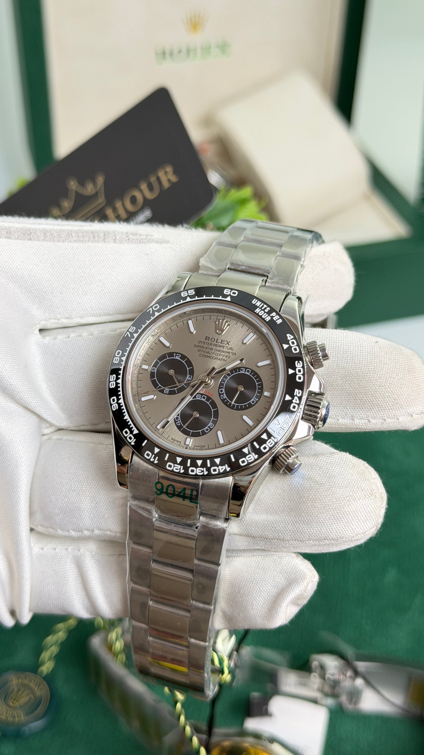 Silver with Grey Dial🔥
