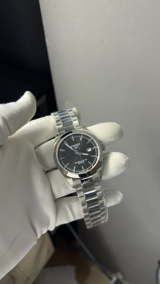 Silver with Black dial 🔥