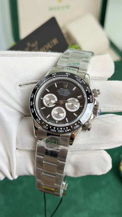 Silver with Black Dial🔥