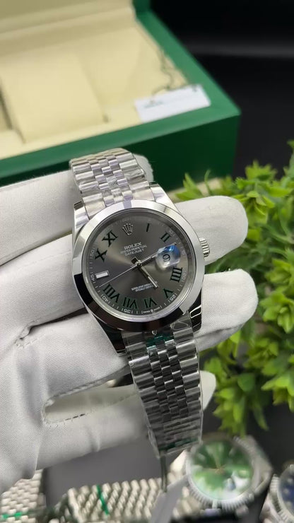 Silver with Wimbledon dial