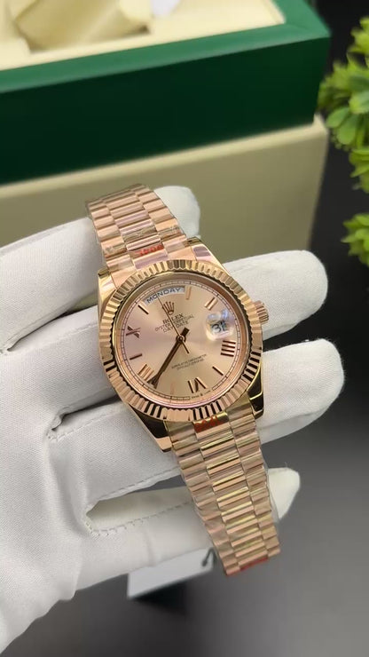 Rose Gold with Rose dial