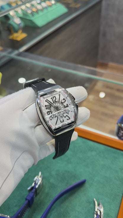 Silver with White Dial.