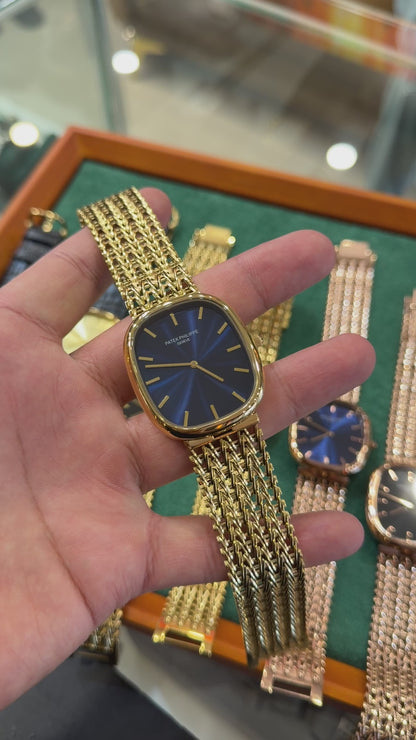 Yellow Gold with Blue Dial (M NO:201)