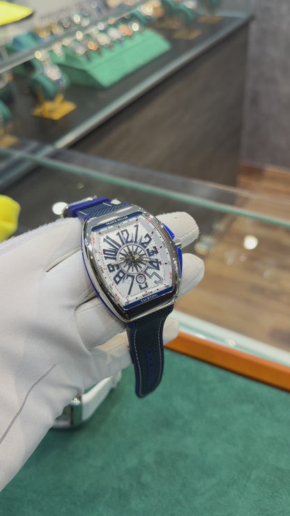 Silver with White Dial.