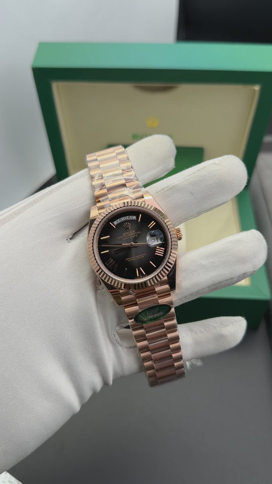 Rose Gold with ombre dial